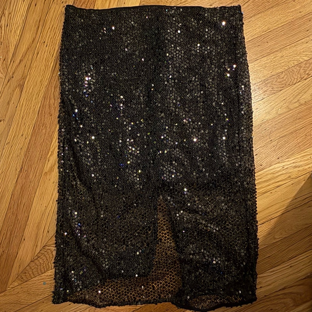 J. Crew Collection sequin midi skirt